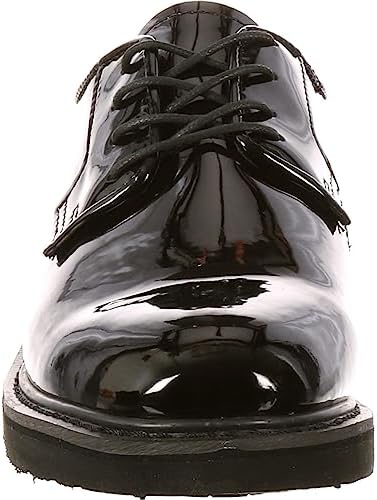 Men's Rocky® High Gloss Dress Oxfords Black, BLACK, 11W | Image 2