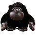 HJCC Peluche A Forma di Scimpanse Seduto, Peluche Giocattolo, Scimmia Scimpanzé Imbottita Animale, Scimmia Peluche, Regali per Bambini,Nero,70cm