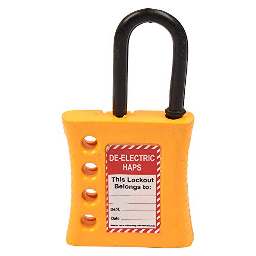 Image of Lockout HASP De-Electric AK-SLDH-75Y Lock and hold (Pack of 2)
