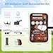 Golf Gear Kit with Pu Pouch, Rangefinder, Golf Balls, Tees, Covers, Divot Tool, and Mini Scorer for Golfers