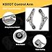 Koxot 2Pcs Front Right Left Lower Control Arm Assembly Fit for Jeep 2014 2015 2016 2017 2018 Cherokee K643179 K643180