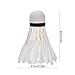 Tbest Goose Shuttlecocks,3Pcs Professional Training Sport Badminton Balls Birdies Badminton Shuttlecocks with Great Stability and High Speed for Outdoor Indoor Sport