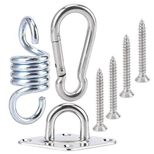 Kit de suspensão, conexões de rede de aço inoxidável, para varanda de jardim Pavilion Varanda