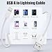 Car Apple CarPlay Cable, 3FT iPhone Charger Cord [Apple MFi Certified] USB to Lightning Cable Fast Charging for i Phone 14,14 Pro Max, 13/12/11/X/XS/XR/XS iPad (White, 1PACK)