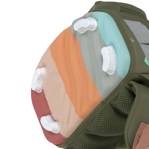 LÄSSIG 7-teiliges Schulranzen Set Kinder/School Set Boxy Unique olive