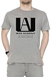 UA High Plus Ultra Homme T-Shirt Cou D'équipage Gris Manches Courtes Taille XL Men's Grey X-Large Size XL