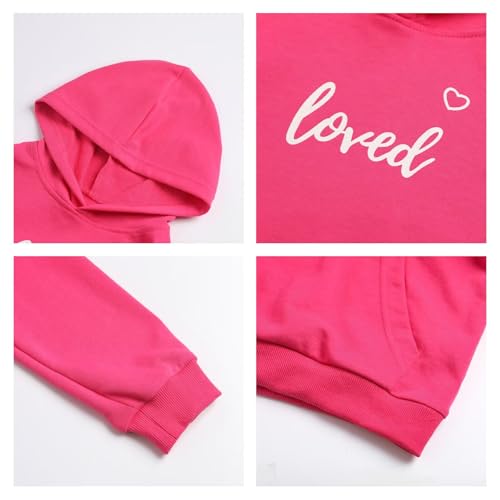 Image of WELAKEN Sweatshirts for Girls Toddler & Kids II Little Girl's Pullover Tops Sweaters & Hoodies