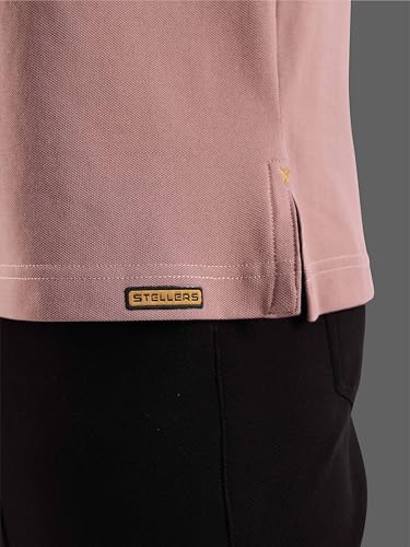 Image of STELLERS Men's Premium Softberry Pique Polo T-Shirt | Feather Touch Feel |Regular Fit| Odour Resistant| Anti-Static| Wrinkle Free | Quick Dry | Stretchable | Lightweight | Sweat-Proof