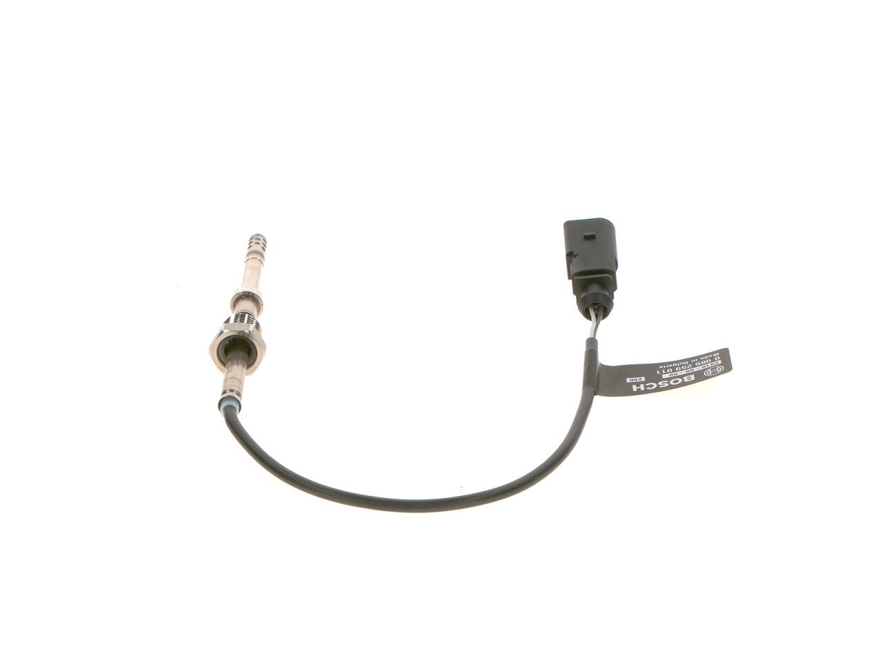 BOSCH Sensore, Temperatura gas scarico 0986259011 | Compatibile con: AUDI A4 Allroad B8, A4 B8, A4 B8 Avant, A5 Cabriolet, Q5, Q5 Van, SEAT EXEO, EXEO ST