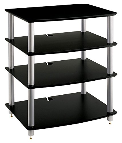 Sound Magic AV03BLB 艶消し黒　オーディオラック Amazon | Sound Magic AV03BLB 艶消し黒棚板 黒支柱 オーディオ