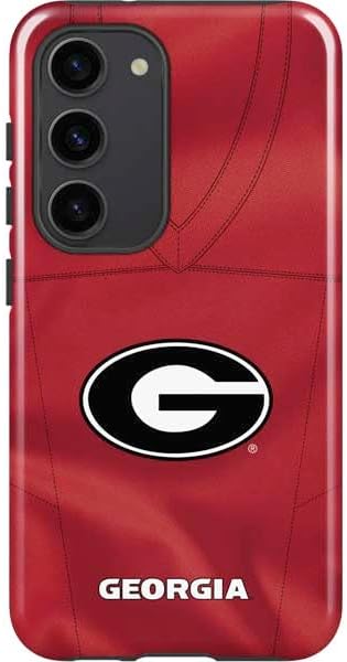Skinit Pro Phone Case Compatible with Galaxy S23 - Officially Licensed University of Georgia Dawgs Design