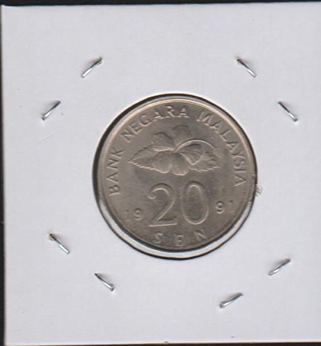 1991 MY Basket with Food and Utensils Twenty Cent Piece Choice About Uncirculated Details image 2