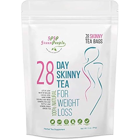 Detox Tea Diet Tea for Body Cleanse - 28 Day Weight Loss Tea for Women, Natural Ingredients, GPGP GreenPeople Skinny fit Tea for Slim, Belly Fat (28days) Cover