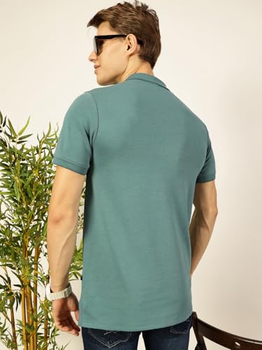 Image of Thomas Scott Men's Regular Fit Half Sleeve Polo Collar T-Shirt