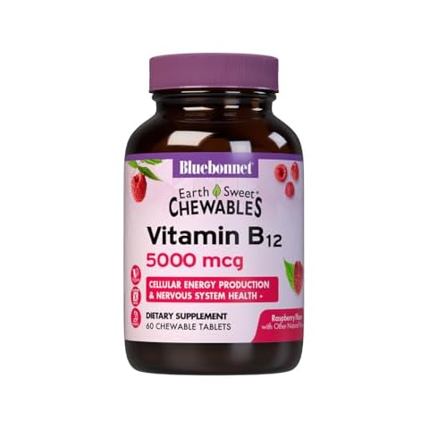 Bluebonnet Nutrition Vitamin B12 5000 mcg Chewable Tablets Cover