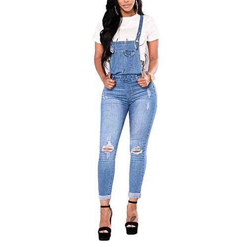 Bmeigo Salopette Donna Jeans - Blu Skinny Overall