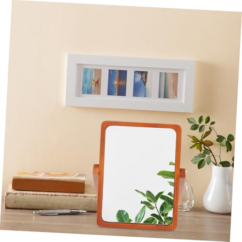 Miroir de Maquillage Pliable en Bois pour Bureau et Table - 5