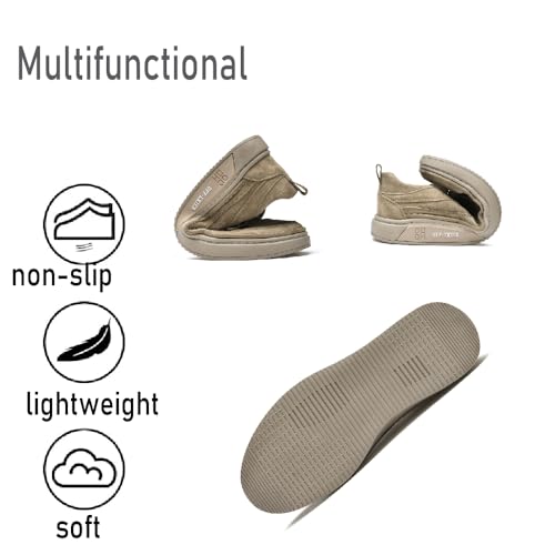 Mens Casual Sneakers Leather Soft Walking Non-Slip Breathable Driving Lightweight Board Shoes4