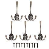 Installation facile : Ces crochets muraux sont très faciles à installer. Placez un crochet sur la planche de bois, puis utilisez un tournevis pour insérer deux vis dans les trous correspondants. Vous pouvez également installer ces crochets pour suspendre vos manteaux au mur, derrière une porte ou dans une armoire.