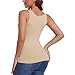 JOYSHAPER Women Tummy Control Shapewear Tank Tops V Neck Seamless Compression Camisole Slimming Body Shaper Cami Beige L