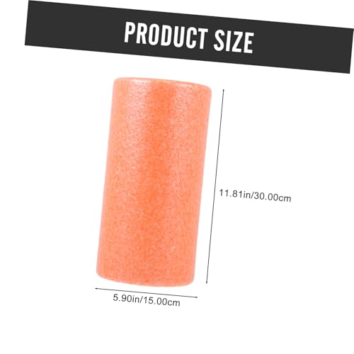 Rodillo de masaje para yoga y músculos, masajeador de músculo de espuma EPP 30x15 cm naranja para casa y gimnasio miniatura 2