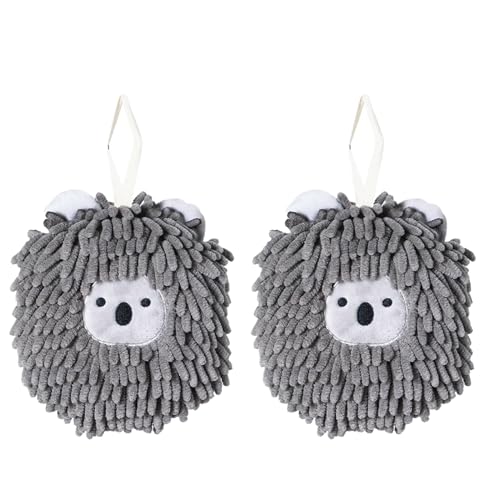 Kwude 2er-Pack Mikrofaser-Hängehandtücher, super saugfähig und schnell...