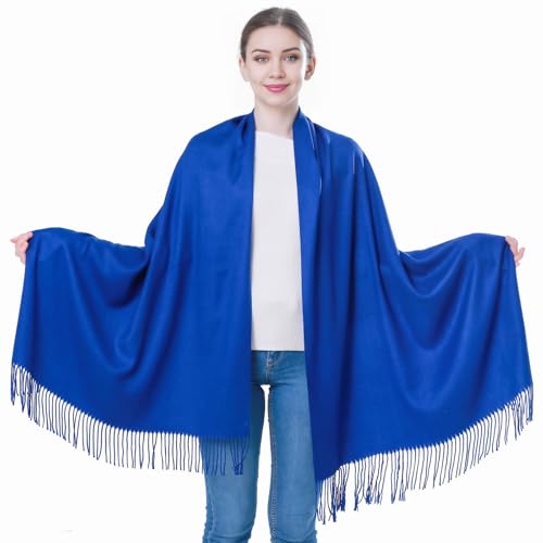 Image of Pashmina Scarf and Shawl - Soft Women Pashminas Wrap for Wedding Evening Party dresses