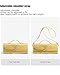 NEWBELLA Women's Handmade Woven Clutch Purse - PU Leather Crossbody Bag for Evening & Casual, Adjustable Shoulder Strap Fashion Handbag (Gold)