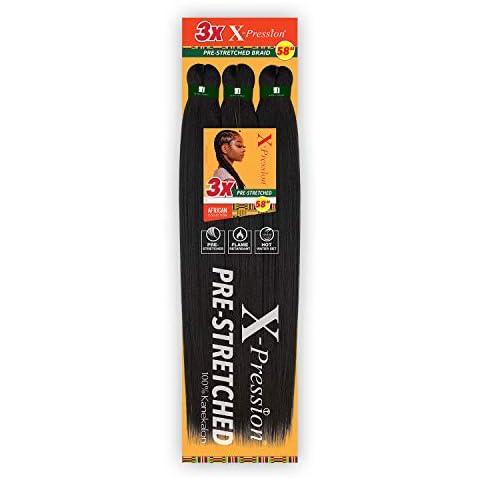 Sensationnel XPRESSION 3X Pre-Stretched Braid Cover