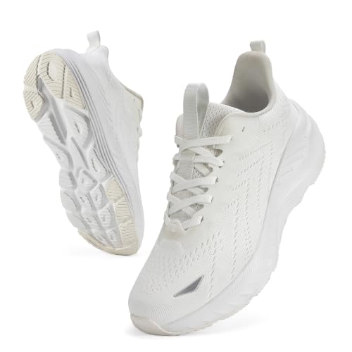 Image of Women's Slip On Walking Shoes Wide Cushion Running Tennis Shoes with Arch Support Insole, Non Slip Sole for Nursing Workout Gym Athletic Fashion Sneakers 6-12