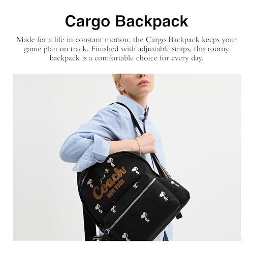 Coach Women's Cargo Backpack, LH/Black Multi, Medium2