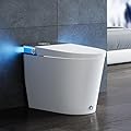 HOROW Artistic ADA Chair Height Bidet Toilet, Smart Toilet with MAP 1000g Powerful Flush, Auto Open/Close Lid, Toilet with Bidet with Instant Warm Water, Elongated Toilet Heated Seat, Dryer