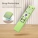 Silicone Remote Case Protective Cover Sleeve for Hisense ERF6A80 ERF6G80H ERF6F80H for Hisense Class A7 U8 Series 4K for Google TV Remote Anti-Slip Soft Skin Protector with Lanyard (Light Green)