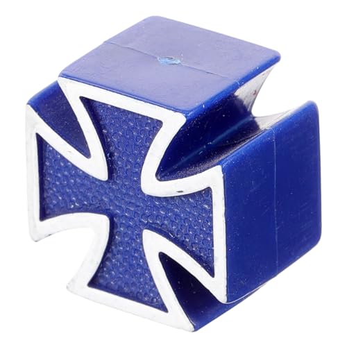 Thickened Rotating Cosmetics Storage Box (Transparent Green) Car Tire Cross Shaped Air Caps Tire Valves Caps Replacement Cross Shaped Valves Caps Small Tire Valves Caps