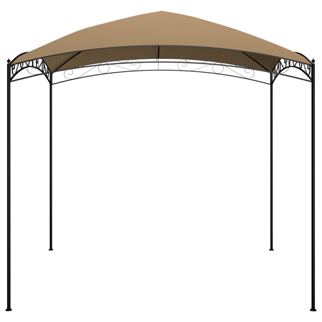 Gazebo 3 x 3 m, tenda da giardino impermeabile con rivestimento in poliammide, stabile tenda per feste per giardino e terrazza, protezione solare alla moda per barbecue, picnic ed eventi