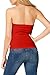 TAIPOVE Strapless Tube Tops for Women Cotton Knit Sexy Medium Length Camisole Bandeau Top Non-Padded Shapewear Slip Stretchy 3pks