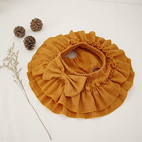 Newborn Baby Girls Soft Cotton Gauze Ruffle Mini Skirt with Shorts Toddler Kids Girls Summer Skorts Cute Athletic2