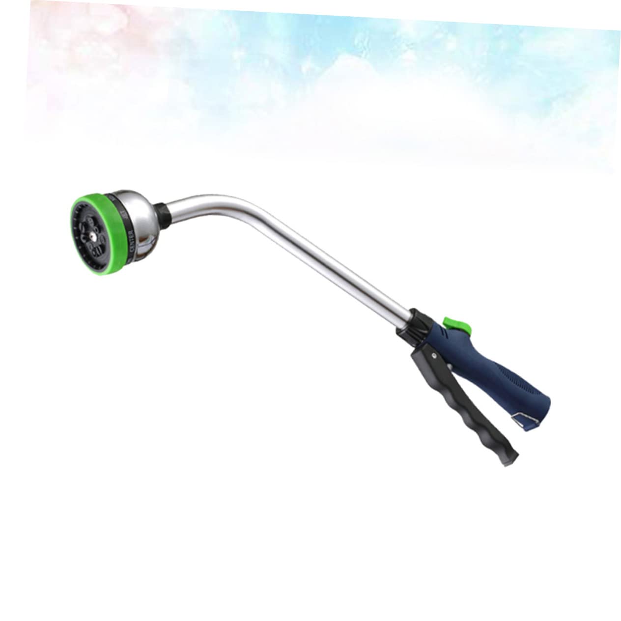TOYANDONA Pistolet D’arrosage Multifonction 18 Pouces 9 Modes Réglables en Aluminium et Alliage de Zinc, pour Arrosage du Jardin et Lavage de Voiture