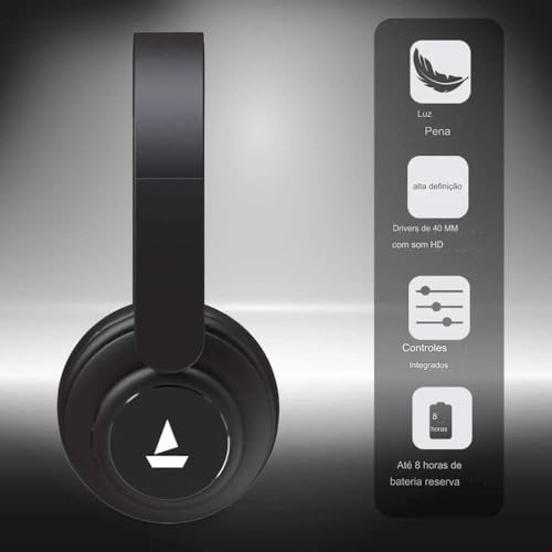 boAt Rockerz 450, 15 HRS Battery, 40mm Drivers, Padded Ear Cushions, Integrated Controls, Dual Modes, On Ear Bluetooth Headphones, Wireless Headphone with Mic (Luscious Black) 7 41hgqNpOJfL