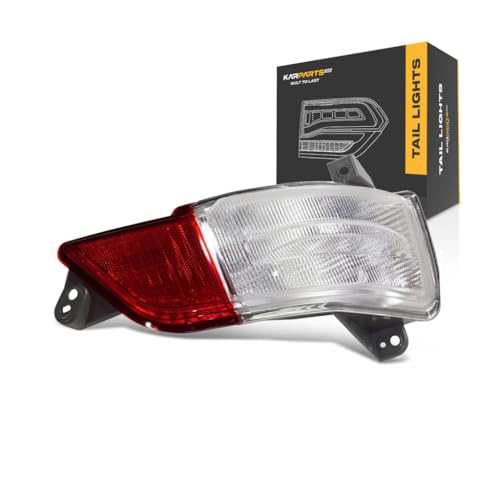 For Honda Pilot 2016 2017 2018 Back Up Light Passenger Side | CAPA Certified | Clear & Red Lens | On Bumper | Replacement For HO2883100, HO2883100C | 34500TG7A02