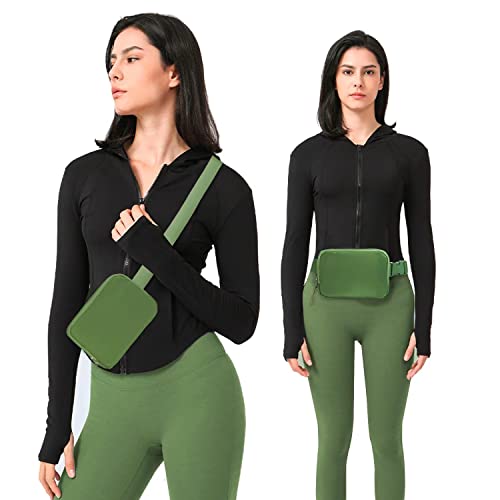 Image of Belt bag Fanny pack crossbody bags for women Everywhere belt bag (Green)