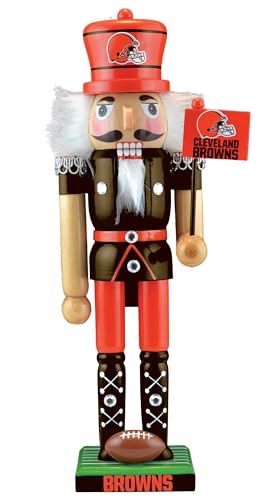 MasterPieces Game Day - NFL Cleveland Browns - Team Painted Wood Nutcracker