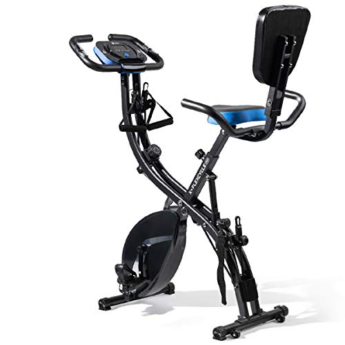LifePro 3 in 1 Recumbent Stationary Bike with Arm Resistance, Pulse