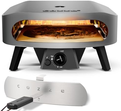 Cozze® Horno para pizza de gas 17" CLASSIC – 30 mbar, gran capacidad, potente y rápido, con piedra de cordierita, encendido automático