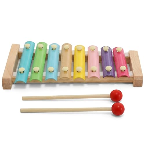 Glockenspiel Musical Instruments for Music Enthusiasts Pastel Coloured Percussion Instrument with club Educational and Recreational Musical Equipment