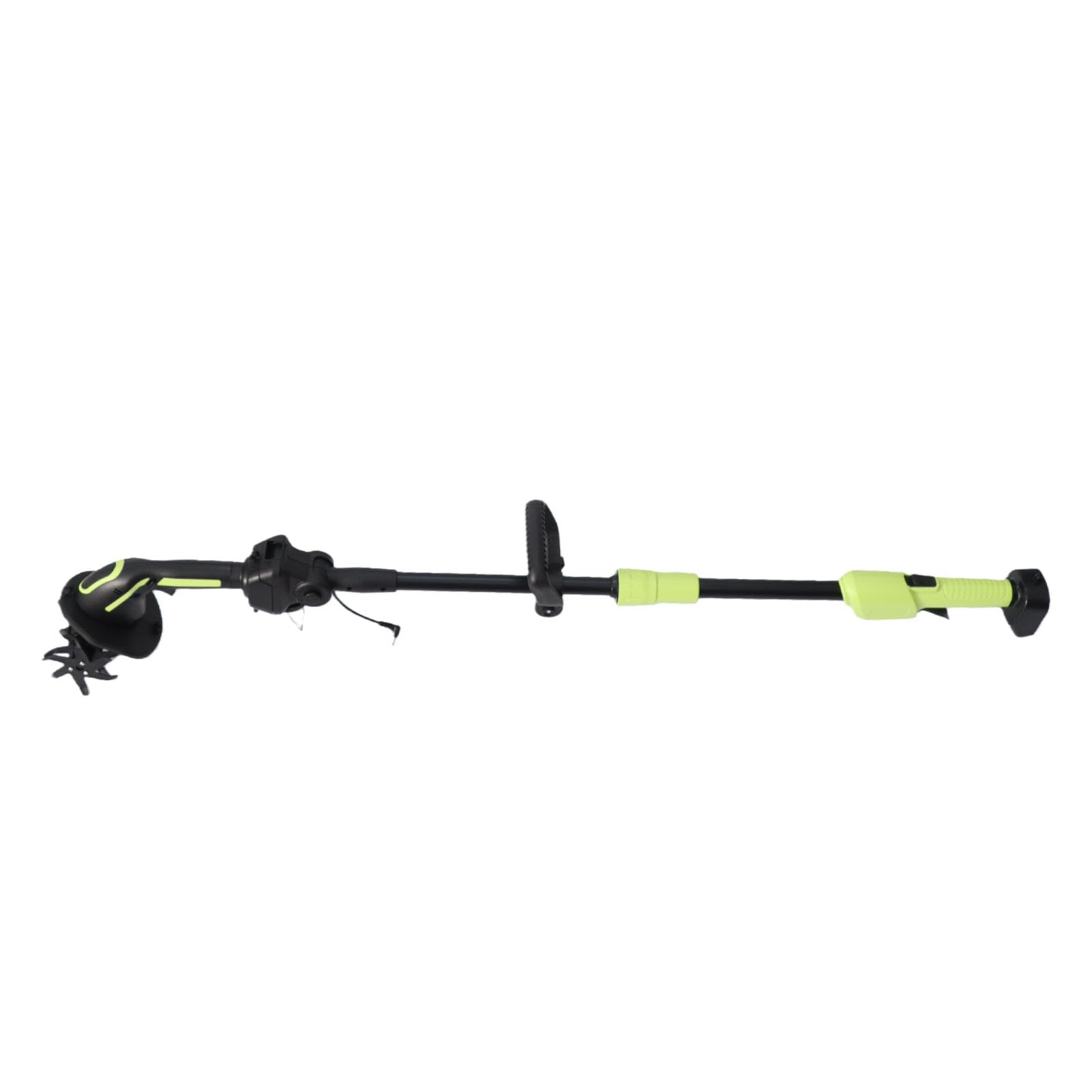 Fdit Motozappa a Batteria, Coltivatore Elettrico Senza Fili con 2 (Spina | ABS e Lame in Acciaio Al Manganese 65, Motore 235 Giri/min, Larghezza 3,9 in