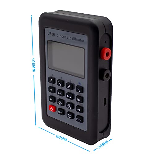 Image of LB06 Source Process Calibrator, Resistance Current Voltage Meter Voltmeter LCD Display 4-20mA 0-10V /mV Hart Communicator Current Voltage Standard Modbus