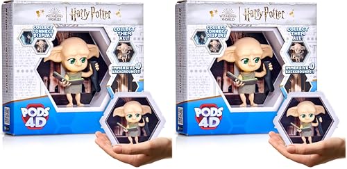 WOW! PODS - 4D Harry Potter Dobby, Figura Coleccionable única conectable Que explota de su Mundo en el tuyo, exhibición de Pared o Estante, Juguetes y Regalos de Harry Potter, Serie 1 n.º 421