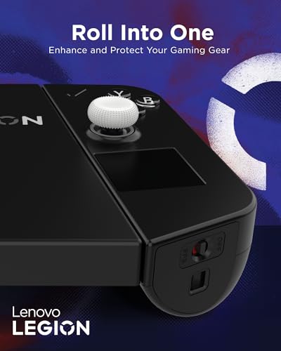 Image of Lenovo Legion Go Joystick Caps - Glacier White Replacement Thumb Grips for Enhanced Gaming Precision Compatible with Nintendo Switch, PS5, Xbox Controllers Enhanced Comfort & Grip