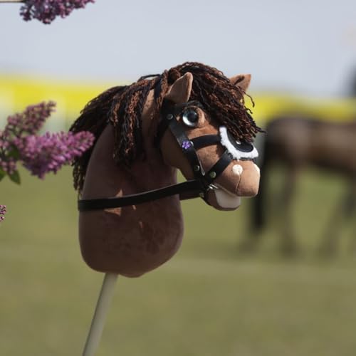 Panduro Hobby Horse | Hobbyhorse Frame - Undecorated horse toy with wooden stick | 85 cm length |New Forest - Image 4